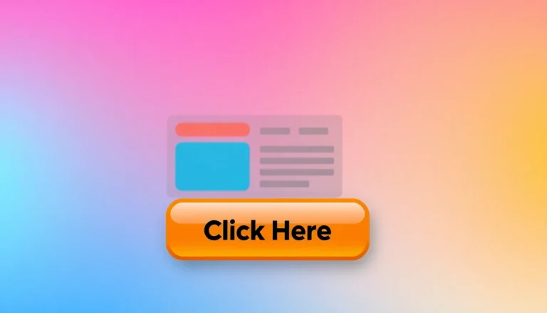 Engage users with a striking 'Click Here' button designed to attract clicks and prompt actions effectively.